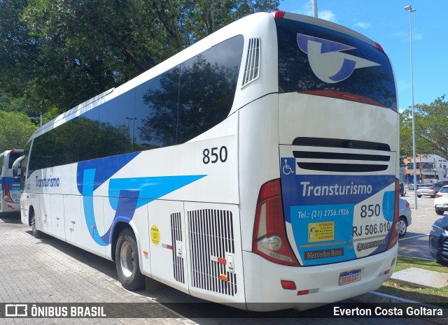 Transturismo Turismo e Fretamento 850 na cidade de Vila Velha, Espírito Santo, Brasil, por Everton Costa Goltara. Número da foto: #12873809.