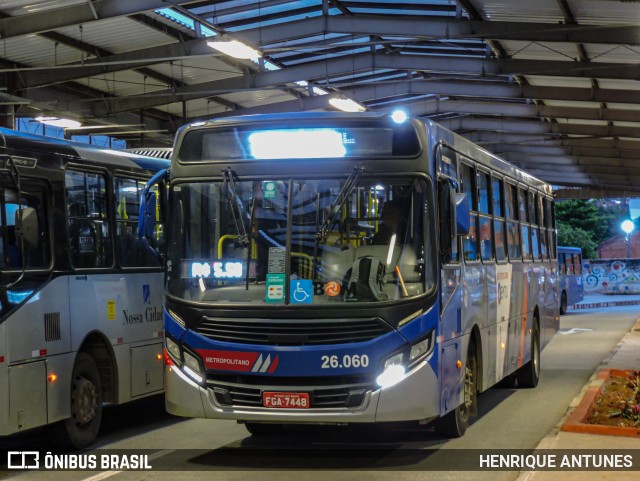 Auto Ônibus Moratense 26.060 na cidade de Franco da Rocha, São Paulo, Brasil, por HENRIQUE ANTUNES. Número da foto: #12876174.