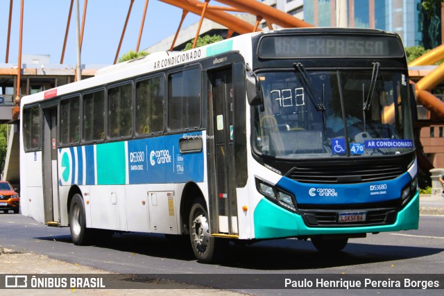 Transportes Campo Grande D53680 na cidade de Rio de Janeiro, Rio de Janeiro, Brasil, por Paulo Henrique Pereira Borges. Número da foto: #12875982.