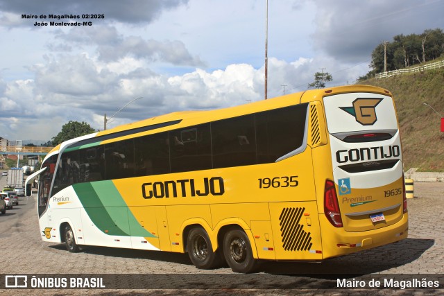 Empresa Gontijo de Transportes 19635 na cidade de João Monlevade, Minas Gerais, Brasil, por Mairo de Magalhães. Número da foto: #12874340.