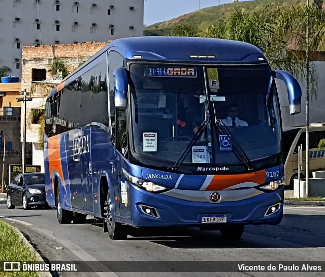 Transportes Jangada 9287 na cidade de Aparecida, São Paulo, Brasil, por Vicente de Paulo Alves. Número da foto: #12874247.