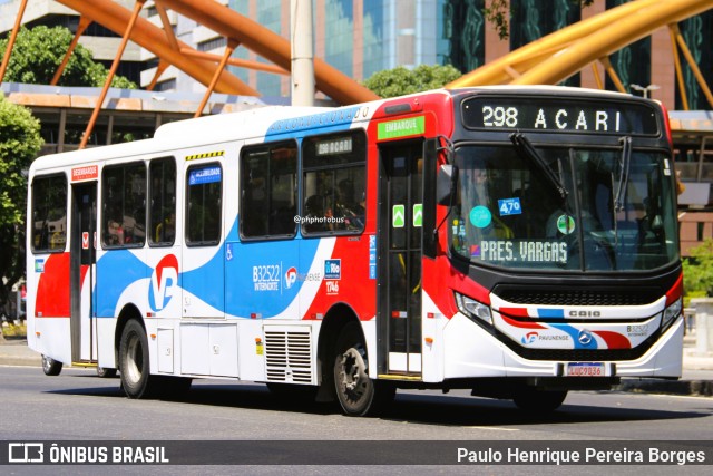 Viação Pavunense B32522 na cidade de Rio de Janeiro, Rio de Janeiro, Brasil, por Paulo Henrique Pereira Borges. Número da foto: #12876046.