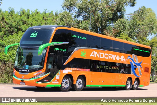 Empresa de Transportes Andorinha 7262 na cidade de Curitiba, Paraná, Brasil, por Paulo Henrique Pereira Borges. Número da foto: #12878370.