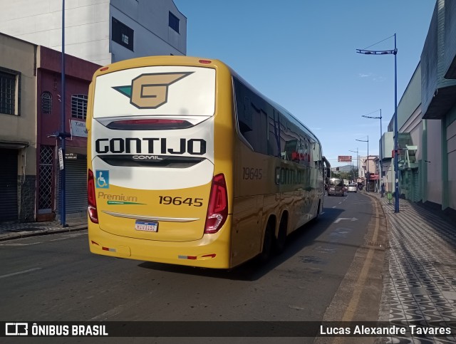 Empresa Gontijo de Transportes 19645 na cidade de Poços de Caldas, Minas Gerais, Brasil, por Lucas Alexandre Tavares. Número da foto: #12878403.
