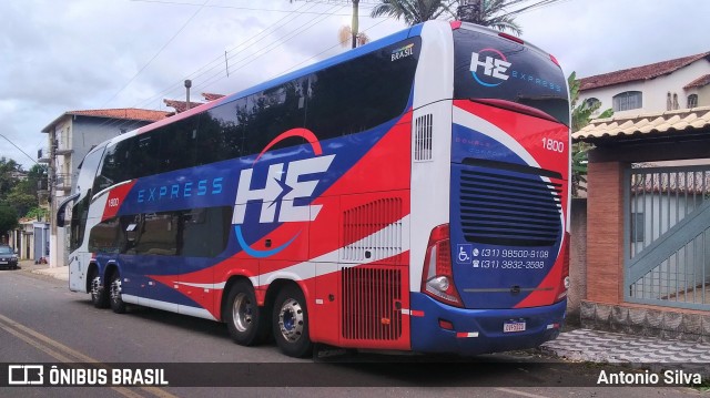 HE Express 1800 na cidade de Santa Bárbara, Minas Gerais, Brasil, por Antonio Silva. Número da foto: #12876950.