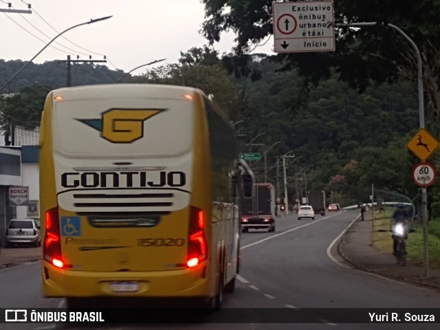 Empresa Gontijo de Transportes 15020 na cidade de Juiz de Fora, Minas Gerais, Brasil, por Yuri R. Souza. Número da foto: #12878148.