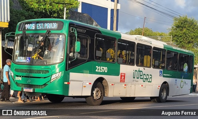 OT Trans - Ótima Salvador Transportes 21570 na cidade de Salvador, Bahia, Brasil, por Augusto Ferraz. Número da foto: #12876829.