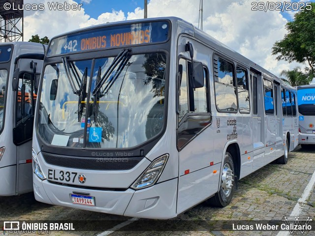 Auto Viação São José dos Pinhais EL337 na cidade de Curitiba, Paraná, Brasil, por Lucas Weber Calizario. Número da foto: #12876668.