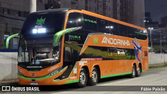 Empresa de Transportes Andorinha 7260 na cidade de Santo André, São Paulo, Brasil, por Fábio Paixão. Número da foto: #12878151.