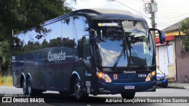 Viação Cometa 715118 na cidade de São Paulo, São Paulo, Brasil, por Adriano Gonçalves Soares Dos Santos. Número da foto: #12876872.
