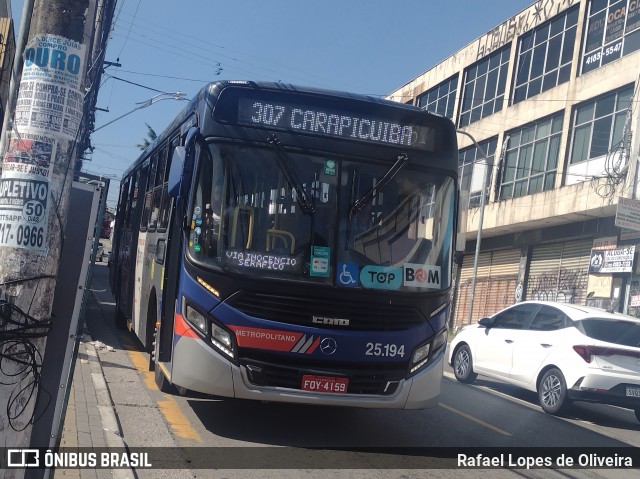 Del Rey Transportes 25.194 na cidade de Carapicuíba, São Paulo, Brasil, por Rafael Lopes de Oliveira. Número da foto: #12878107.