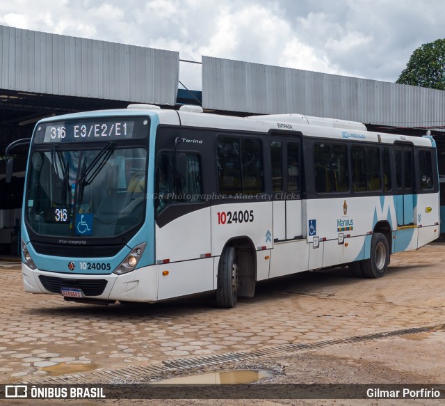 Vega Manaus Transporte 1024005 na cidade de Manaus, Amazonas, Brasil, por Gilmar Porfírio. Número da foto: #12876850.