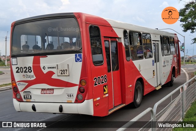 Itajaí Transportes Coletivos 2028 na cidade de Campinas, São Paulo, Brasil, por Wellington Lima. Número da foto: #12876539.