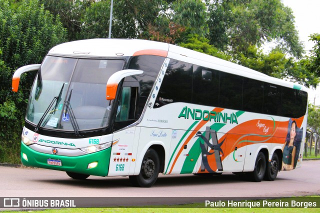 Empresa de Transportes Andorinha 6168 na cidade de Curitiba, Paraná, Brasil, por Paulo Henrique Pereira Borges. Número da foto: #12878318.