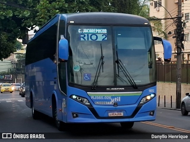 UTIL - União Transporte Interestadual de Luxo 9012 na cidade de Rio de Janeiro, Rio de Janeiro, Brasil, por Danyllo Henrique. Número da foto: #12876833.