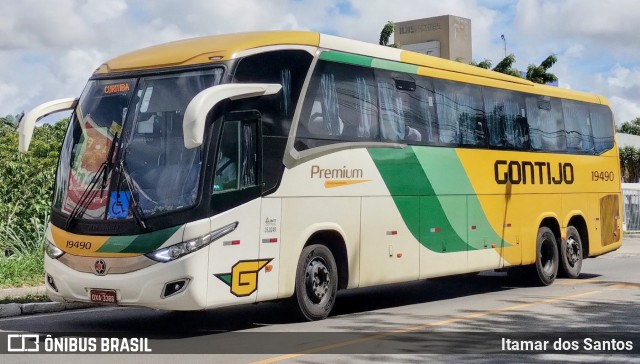 Empresa Gontijo de Transportes 19490 na cidade de Alagoinhas, Bahia, Brasil, por Itamar dos Santos. Número da foto: #12876923.
