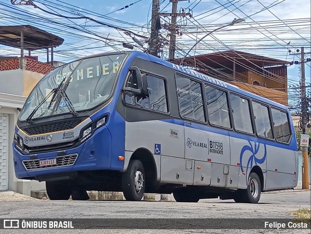 Viação Vila Real B11598 na cidade de Rio de Janeiro, Rio de Janeiro, Brasil, por Felipe Costa. Número da foto: #12876723.