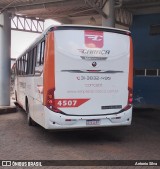 Empresa Caraça Transportes e Turismo 4507 na cidade de Santa Bárbara, Minas Gerais, Brasil, por Antonio Silva. Número da foto: #12878096.
