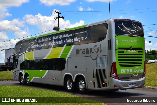 Brasil Sul Linhas Rodoviárias 3410 na cidade de Foz do Iguaçu, Paraná, Brasil, por Eduardo Ribeiro. Número da foto: #12878705.