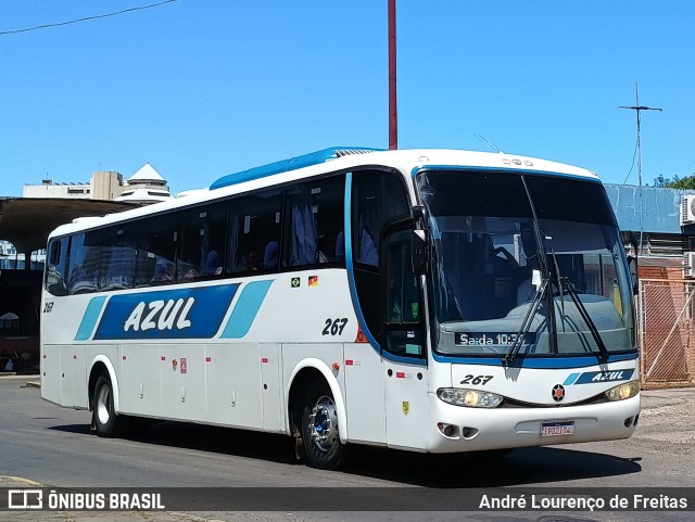 Expresso Azul 267 na cidade de Porto Alegre, Rio Grande do Sul, Brasil, por André Lourenço de Freitas. Número da foto: #12879190.