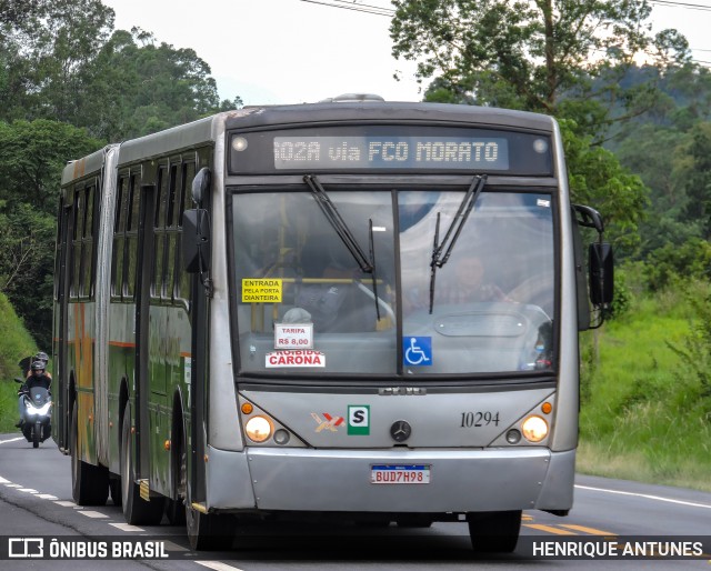 Rápido Campinas 10294 na cidade de Franco da Rocha, São Paulo, Brasil, por HENRIQUE ANTUNES. Número da foto: #12879358.
