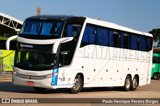Auto Viação Catarinense 3387 na cidade de Curitiba, Paraná, Brasil, por Paulo Henrique Pereira Borges. Número da foto: #12879195.