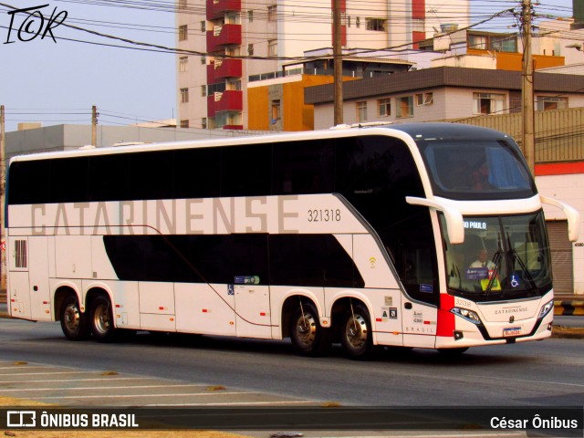 Auto Viação Catarinense 321318 na cidade de Belo Horizonte, Minas Gerais, Brasil, por César Ônibus. Número da foto: #12879610.