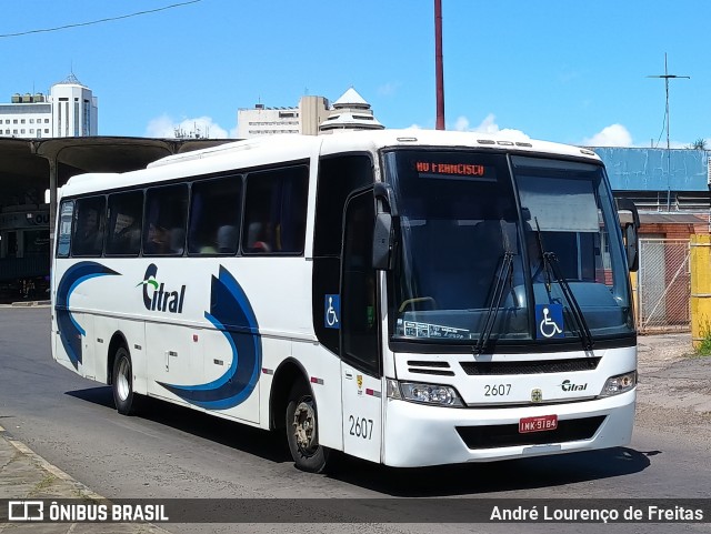 Citral Transporte e Turismo 2607 na cidade de Porto Alegre, Rio Grande do Sul, Brasil, por André Lourenço de Freitas. Número da foto: #12879183.