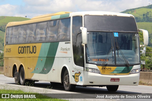 Empresa Gontijo de Transportes 21025 na cidade de Roseira, São Paulo, Brasil, por José Augusto de Souza Oliveira. Número da foto: #12879622.