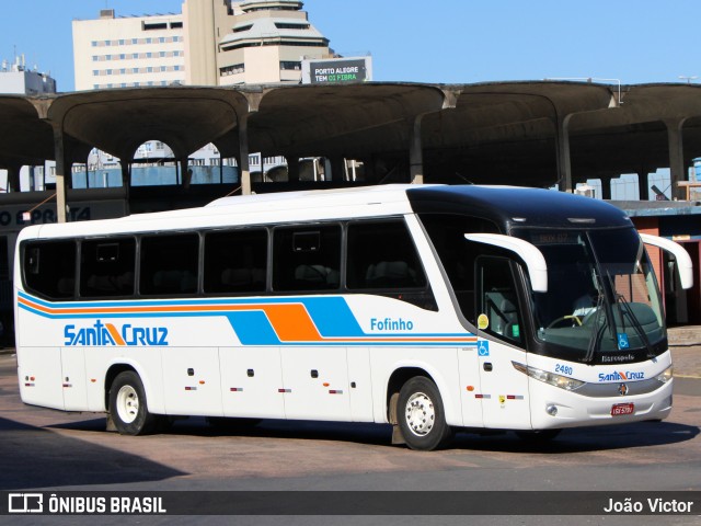 VUSC - Viação União Santa Cruz 2480 na cidade de Porto Alegre, Rio Grande do Sul, Brasil, por João Victor. Número da foto: #12879982.