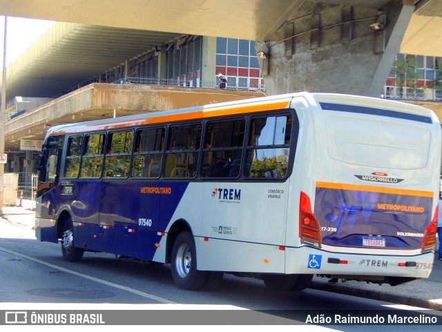 Viação Belo Monte Transportes Coletivos 97540 na cidade de Belo Horizonte, Minas Gerais, Brasil, por Adão Raimundo Marcelino. Número da foto: #12878680.