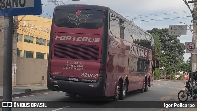 ForteBus Turismo 22600 na cidade de Divinópolis, Minas Gerais, Brasil, por Igor Policarpo. Número da foto: #12879098.