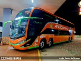 Empresa de Transportes Andorinha 7163 na cidade de Santa Cruz do Rio Pardo, São Paulo, Brasil, por Andre Santos de Moraes. Número da foto: #12879845.