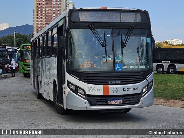 UniRio Transportes RJ 228.023 na cidade de Rio de Janeiro, Rio de Janeiro, Brasil, por Cleiton Linhares. Número da foto: #12882460.