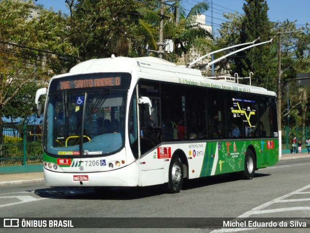 Next Mobilidade - ABC Sistema de Transporte 7206 na cidade de São Bernardo do Campo, São Paulo, Brasil, por Michel Eduardo da Silva. Número da foto: #12880274.