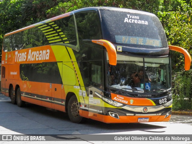 Empresa de Transporte Coletivo Trans Acreana 802 na cidade de São Paulo, São Paulo, Brasil, por Gabriel Oliveira Caldas da Nobrega. Número da foto: #12882185.