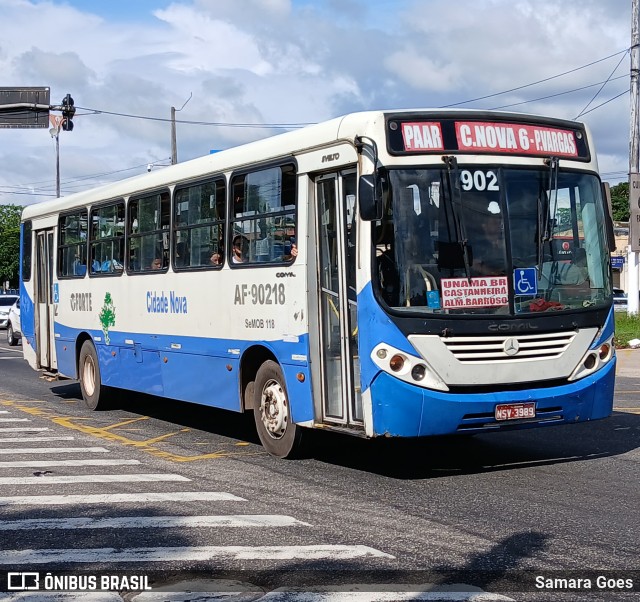 Viação Forte AF-90218 na cidade de Belém, Pará, Brasil, por Samara Goes. Número da foto: #12881964.