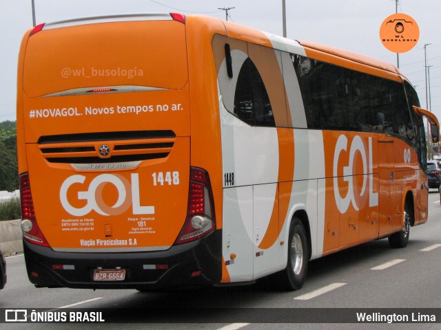 Viação Piracicabana 1448 na cidade de São Paulo, São Paulo, Brasil, por Wellington Lima. Número da foto: #12880335.