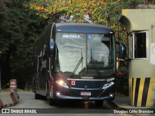 Viação Cometa 721558 na cidade de São Paulo, São Paulo, Brasil, por Douglas Célio Brandao. Número da foto: #12881881.
