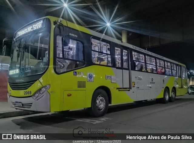 Itajaí Transportes Coletivos 2069 na cidade de Campinas, São Paulo, Brasil, por Henrique Alves de Paula Silva. Número da foto: #12881361.