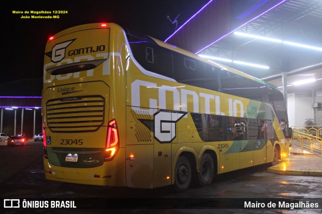 Empresa Gontijo de Transportes 23045 na cidade de João Monlevade, Minas Gerais, Brasil, por Mairo de Magalhães. Número da foto: #12882291.