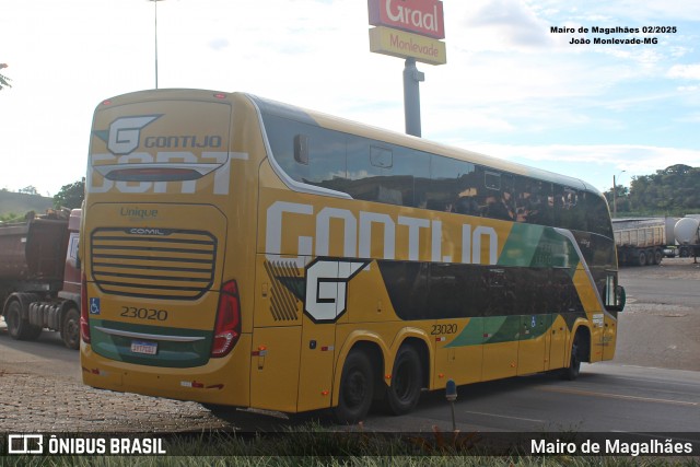 Empresa Gontijo de Transportes 23020 na cidade de João Monlevade, Minas Gerais, Brasil, por Mairo de Magalhães. Número da foto: #12880945.