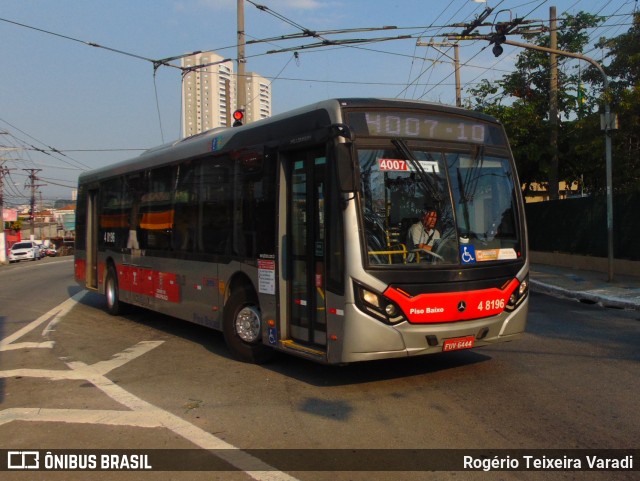 Express Transportes Urbanos Ltda 4 8196 na cidade de São Paulo, São Paulo, Brasil, por Rogério Teixeira Varadi. Número da foto: #12881253.