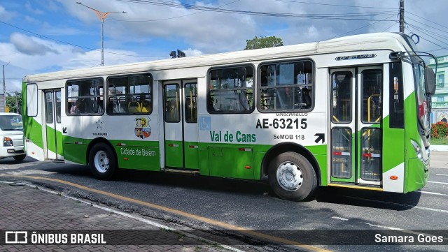 Transurb AE-63215 na cidade de Belém, Pará, Brasil, por Samara Goes. Número da foto: #12882466.