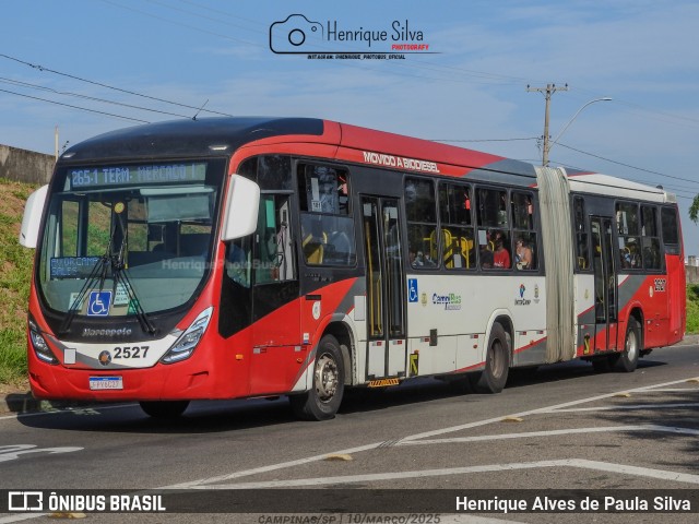 Expresso CampiBus 2527 na cidade de Campinas, São Paulo, Brasil, por Henrique Alves de Paula Silva. Número da foto: #12881344.