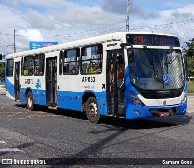 Viação Forte AF-033 na cidade de Belém, Pará, Brasil, por Samara Goes. Número da foto: #12882336.