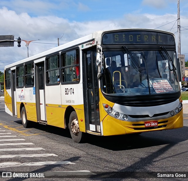 Belém Rio Transportes BD-174 na cidade de Belém, Pará, Brasil, por Samara Goes. Número da foto: #12882371.