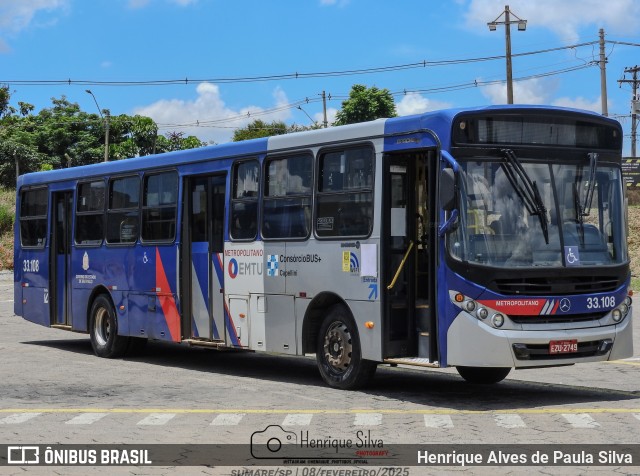 Transportes Capellini 33.108 na cidade de Sumaré, São Paulo, Brasil, por Henrique Alves de Paula Silva. Número da foto: #12881338.