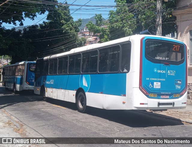 Viação Nossa Senhora das Graças A71521 na cidade de Rio de Janeiro, Rio de Janeiro, Brasil, por Mateus Dos Santos Do Nascimento. Número da foto: #12880612.