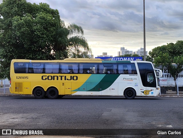Empresa Gontijo de Transportes 12885 na cidade de Uberaba, Minas Gerais, Brasil, por Gian Carlos. Número da foto: #12880616.